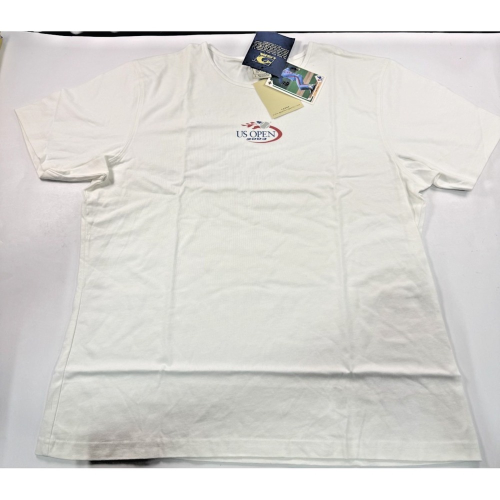 Vintage 2003 Us Open Tennis T-Shirt White NWT Women's Size L